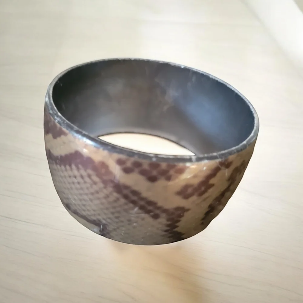 Snakeprint Bangle